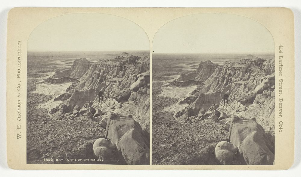 Badlands of Wyoming by William Henry Jackson