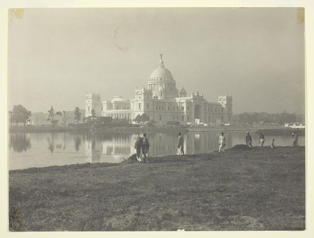 Victoria Memorial at Calcutta by Johnston & Hoffmann