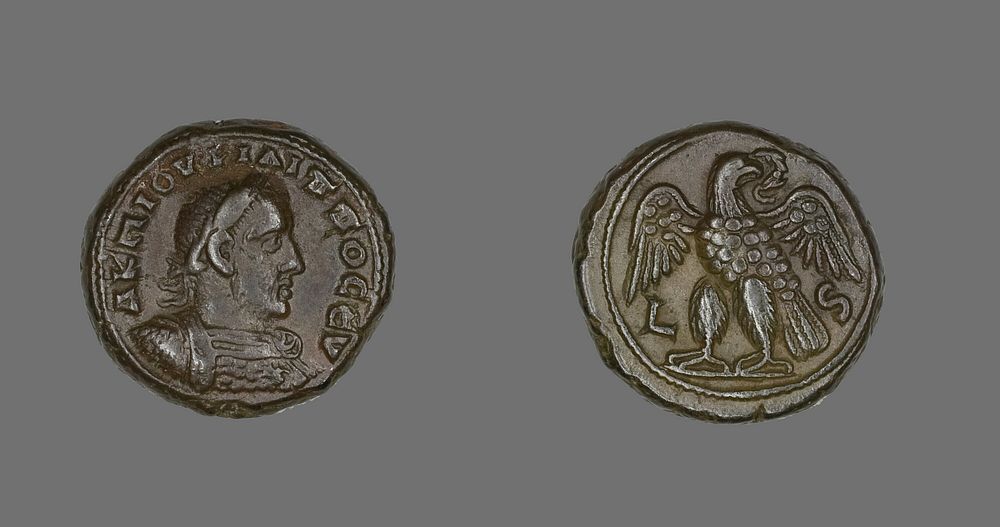 Coin Portraying Emperor Philip I by Ancient Roman