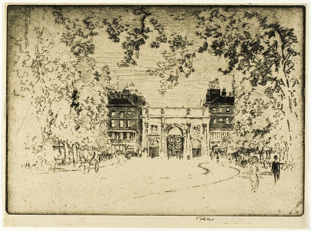 The Marble Arch by Joseph Pennell