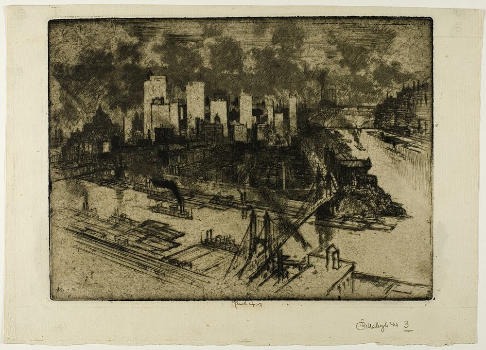 Pittsburgh, No.3 by Joseph Pennell