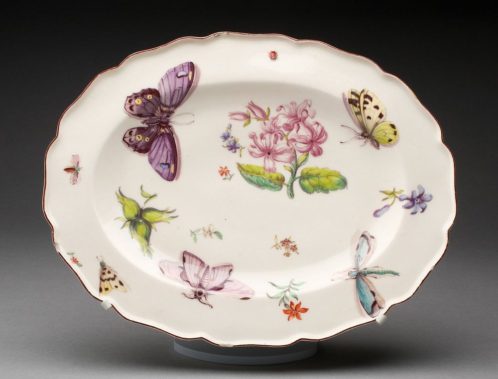 Dish by Chelsea Porcelain Factory