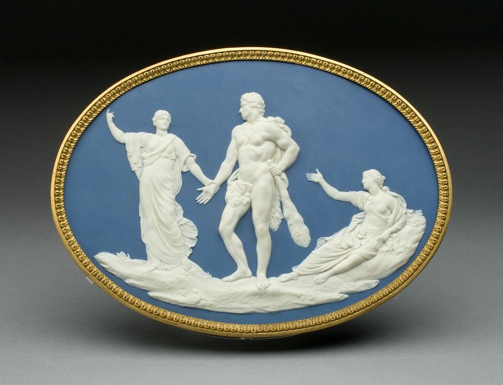 Medallion with Judgment of Hercules by Wedgwood Manufactory (Manufacturer)
