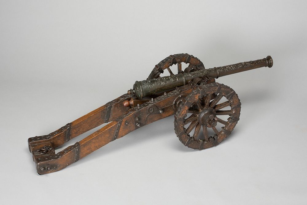 Model Artillery with Field Carriage by Germain Pilon