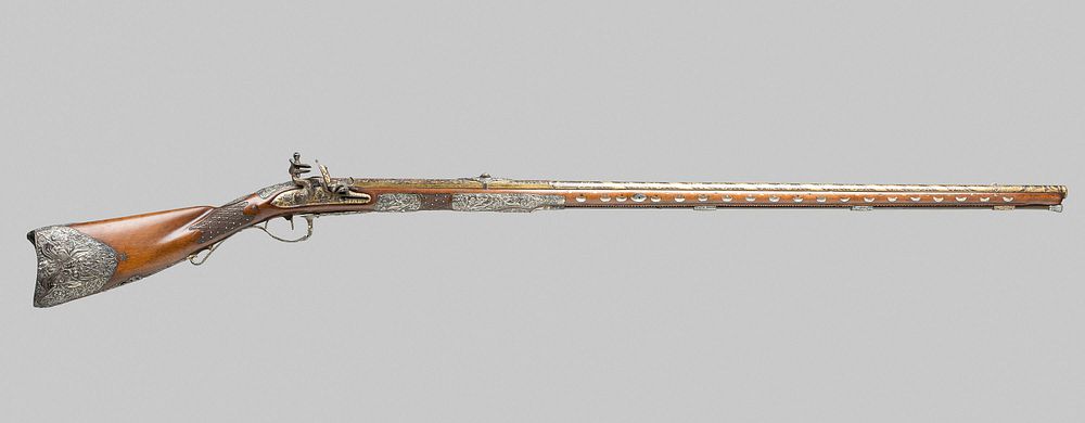 Presentation Flintlock Fowling Piece in the Eastern Fashhion by Jean Le Clerk