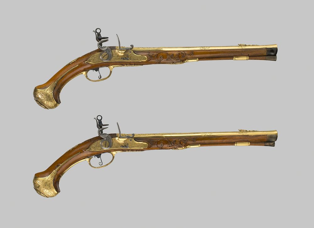 Pair of Flintlock Holster Pistols