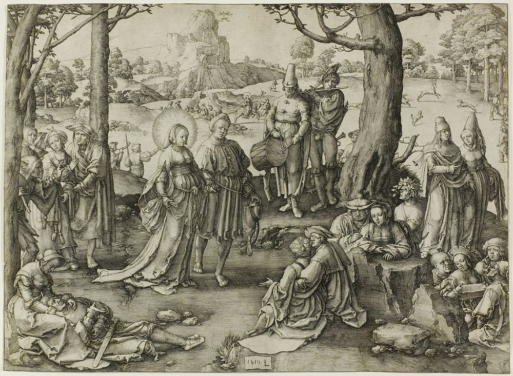 The Dance of Saint Mary Magdalene by Lucas van Leyden