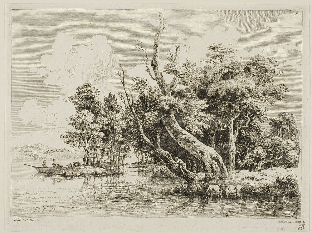 Clump of Trees near the Water by Jean Jacques de Boissieu