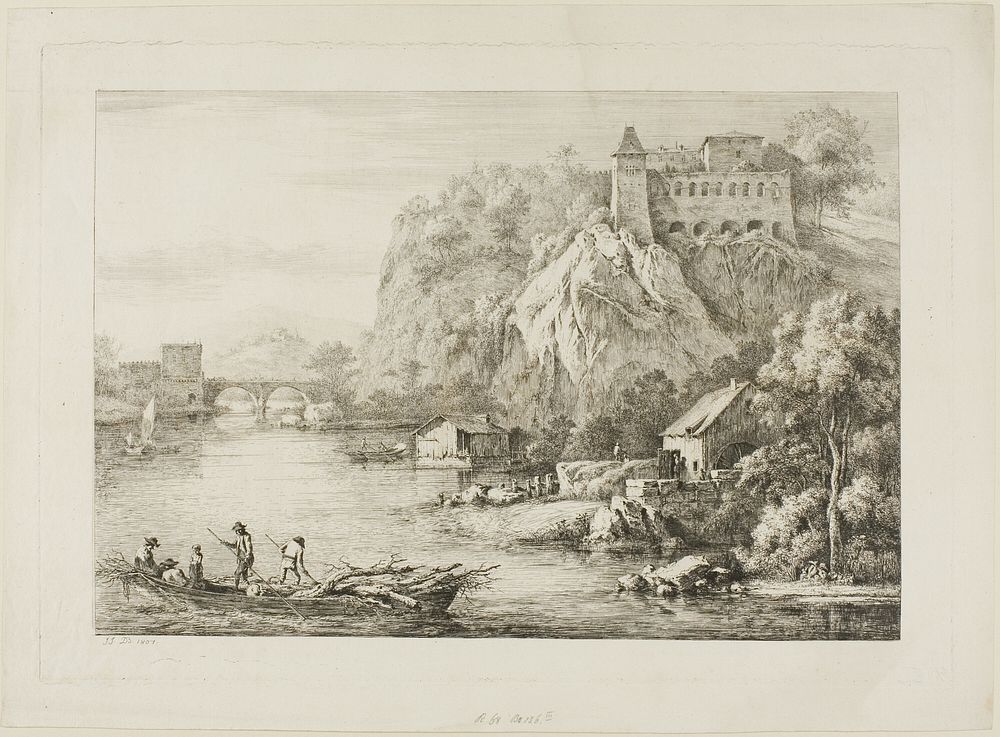 View of the Carmes de Caussées at Lyon by Unknown artist