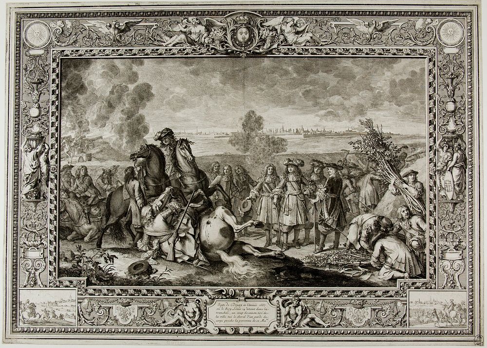 The Siege of Douai of 1667 by Sébastien Le Clerc, the elder