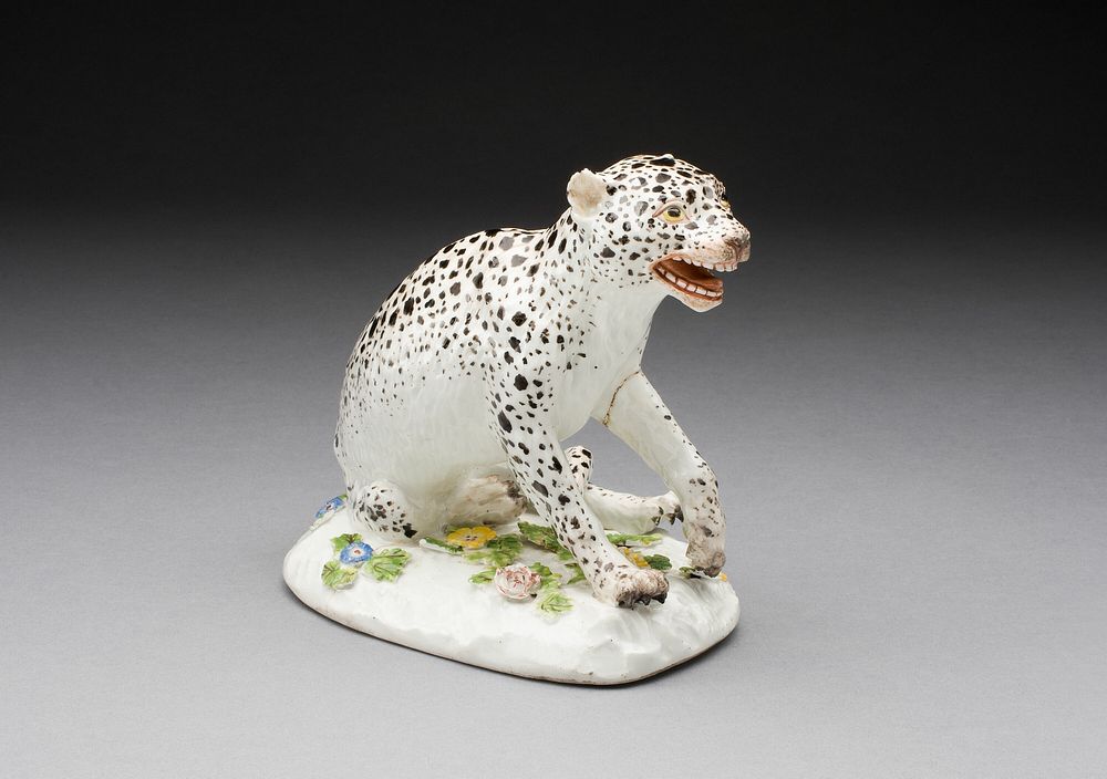 Wounded Leopard by Meissen Porcelain Manufactory (Manufacturer)