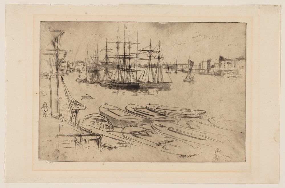 Wapping - The Pool by James McNeill Whistler