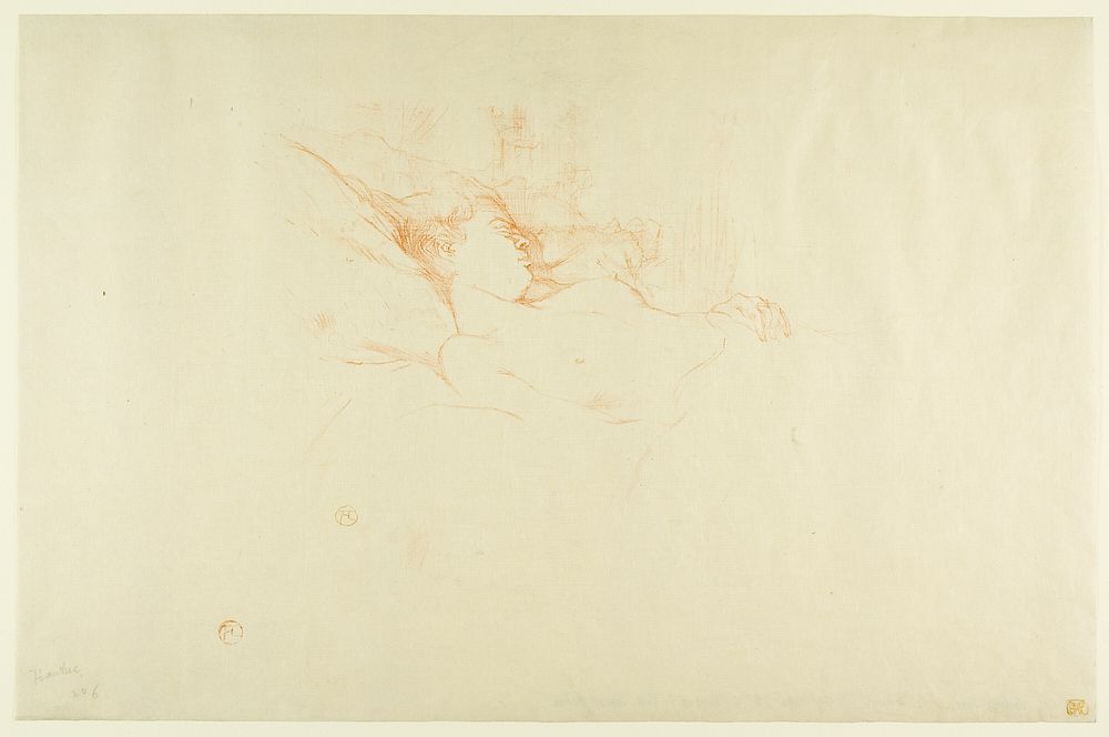 Sleep by Henri de Toulouse-Lautrec