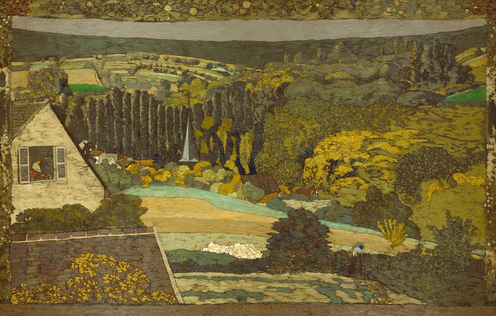 Landscape: Window Overlooking the Woods by Édouard Jean Vuillard