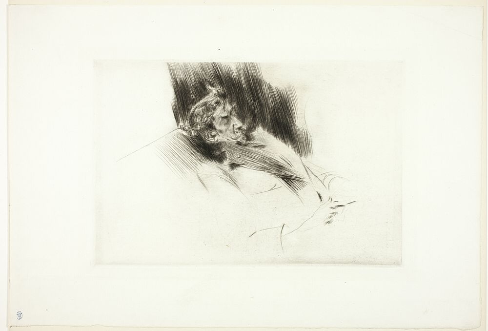 Whistler Asleep by Giovanni Boldini