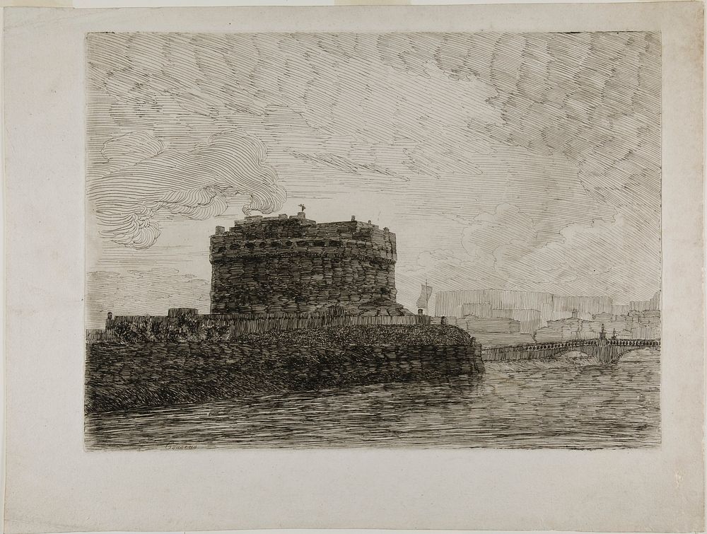 Castel Sant'Angelo by Alexander Cozens