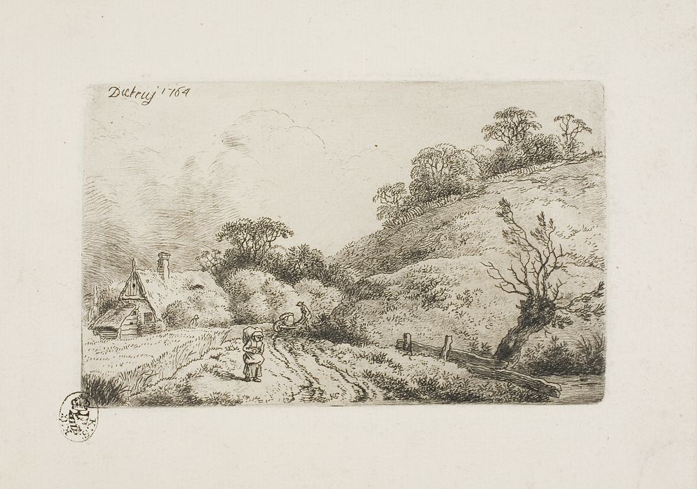 The Cornfield (Rembrandt Manner) by Christian Wilhelm Ernst Dietrich