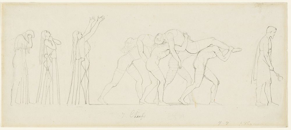 Seven Chiefs Against Thebes by John Flaxman