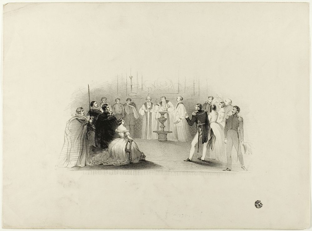 Christening of Edward VII by John Hayter