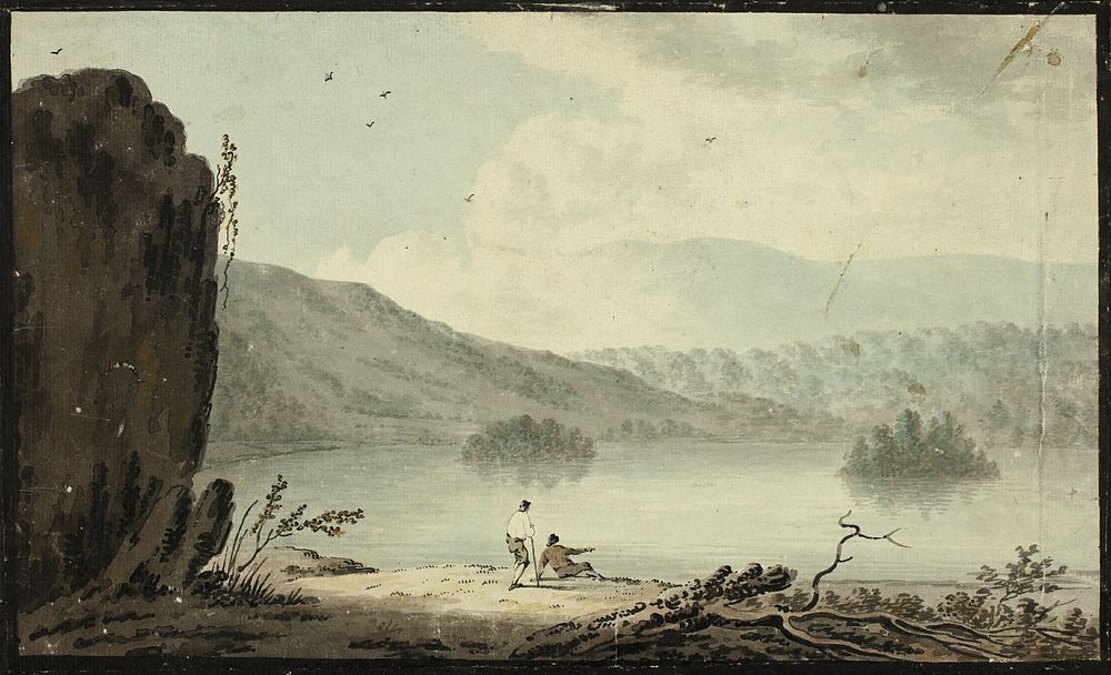 Barzon's Wake Lake, Lancashire by Sir M. Fleming