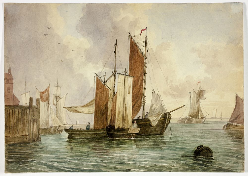 Congregation of Ships in Port by Unknown artist