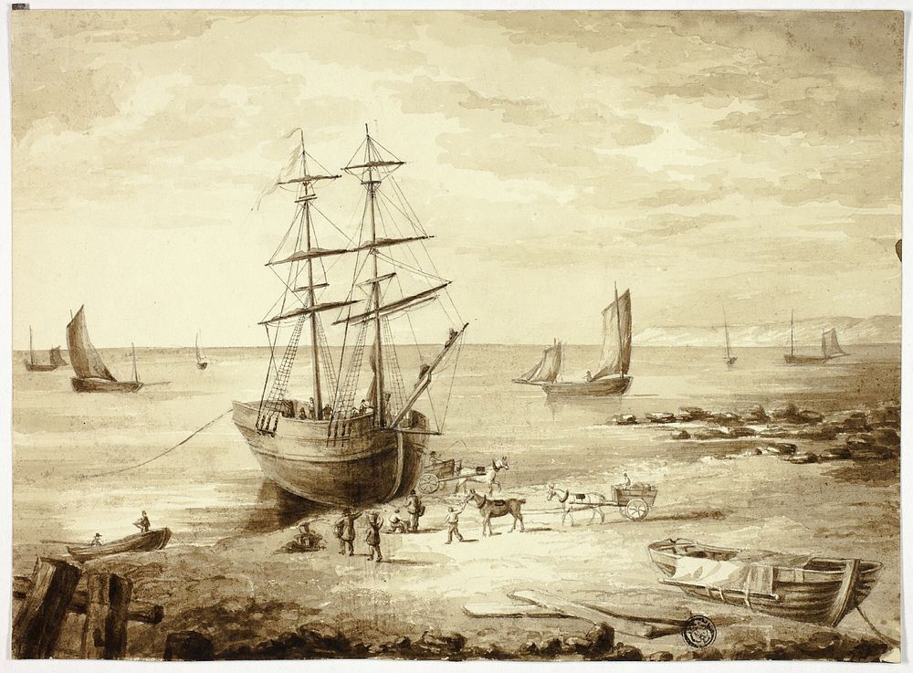 Loading Boat in Port by Elizabeth Murray