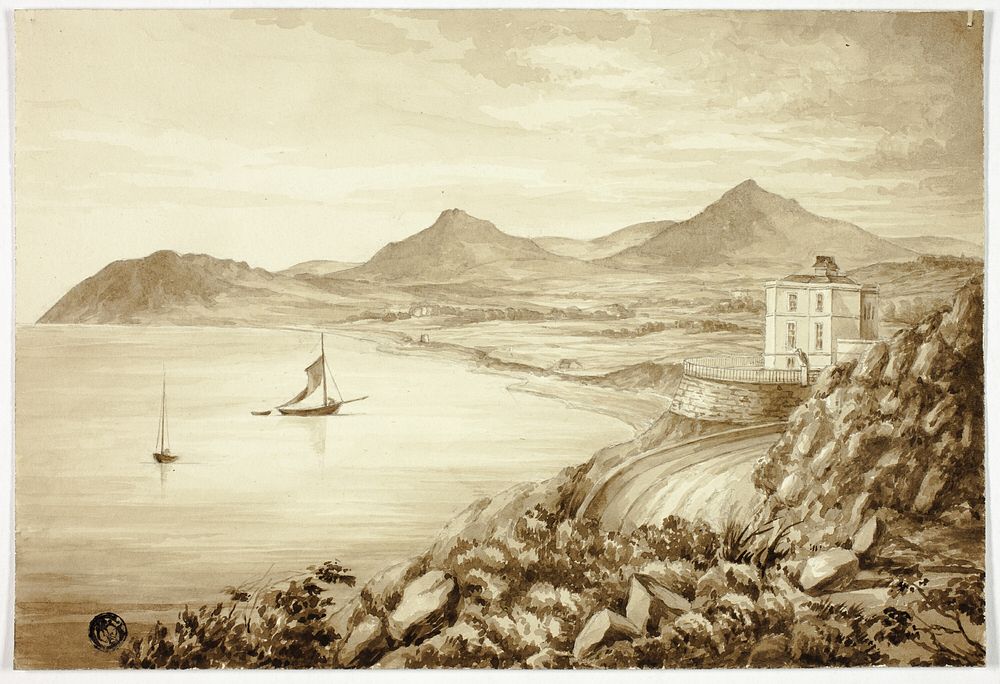 Val of Shanganagh, Dún Laoghaire, with Boats by Elizabeth Murray
