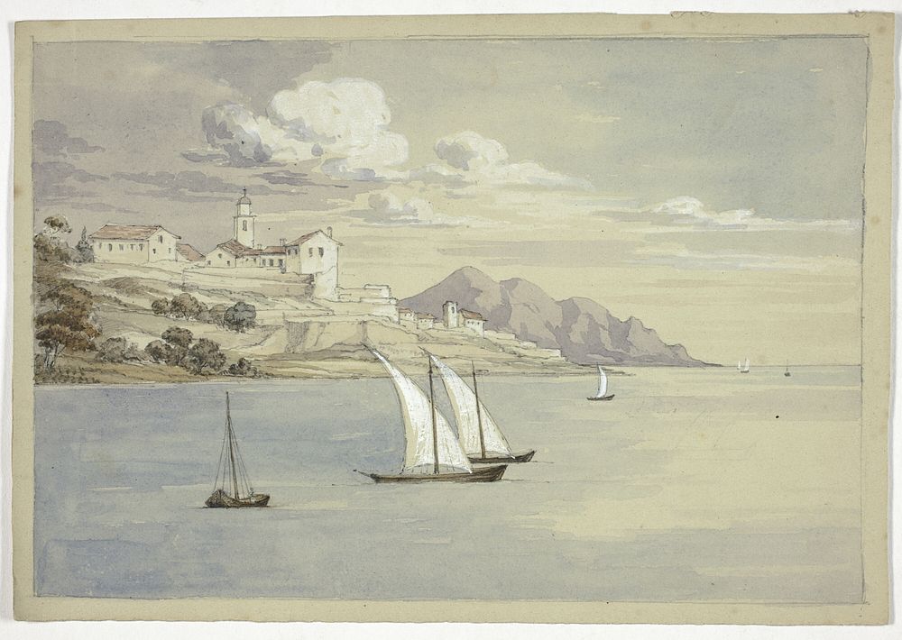 Portofino from the Sea, Genoa by Elizabeth Murray
