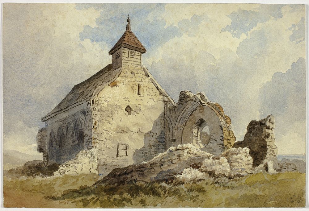 Chapel Ruins by Charles John Hills