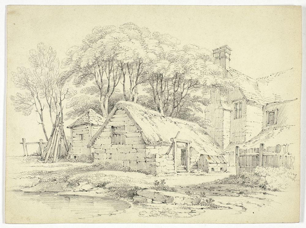 Farm Buildings by Paul Sandby Munn