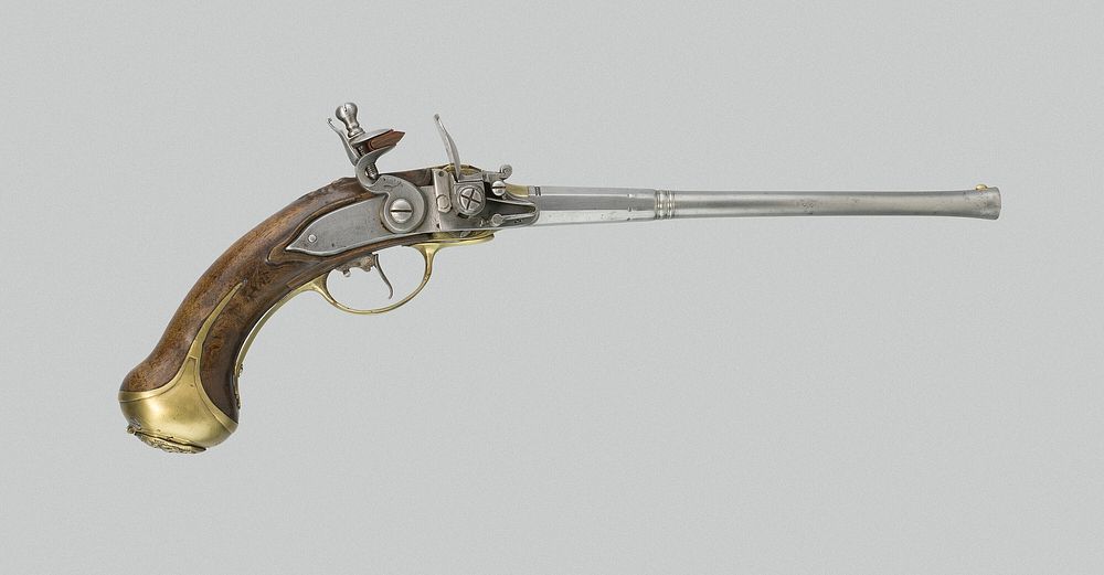 Flintlock Magazine Pistol (Lorenzoni System) by August Wetschgin