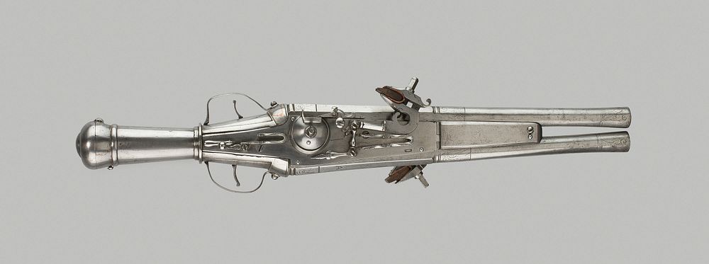 Double-Barrel Wheellock Pistol