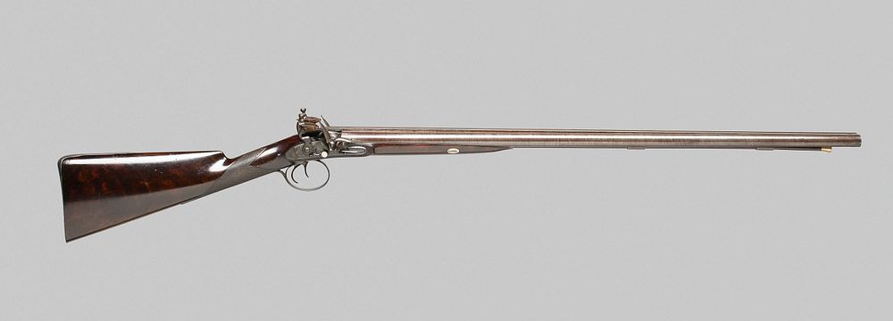 Double-Barreled Flintlock Fowling Piece by Joseph Manton