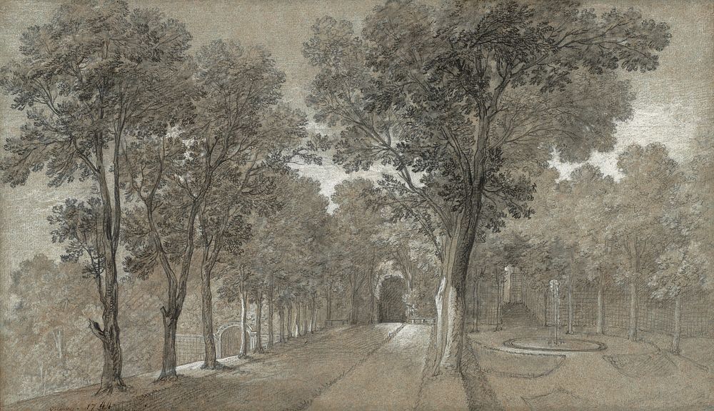 View of the Park at Arcueil by Jean-Baptiste Oudry