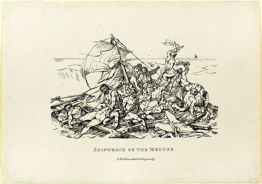 Shipwreck of the Medusa by Jean Louis André Théodore Géricault