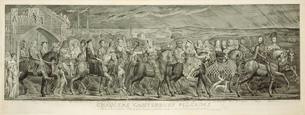 The Canterbury Pilgrims by William Blake