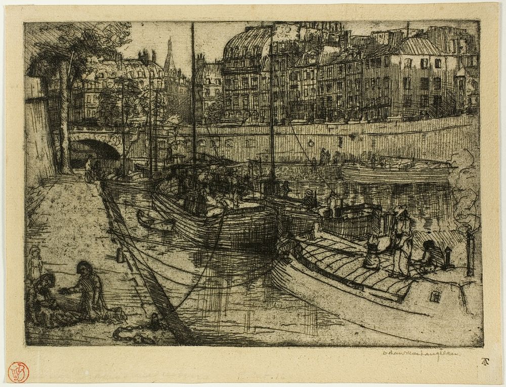 Quai des Grands Augustins by Donald Shaw MacLaughlan