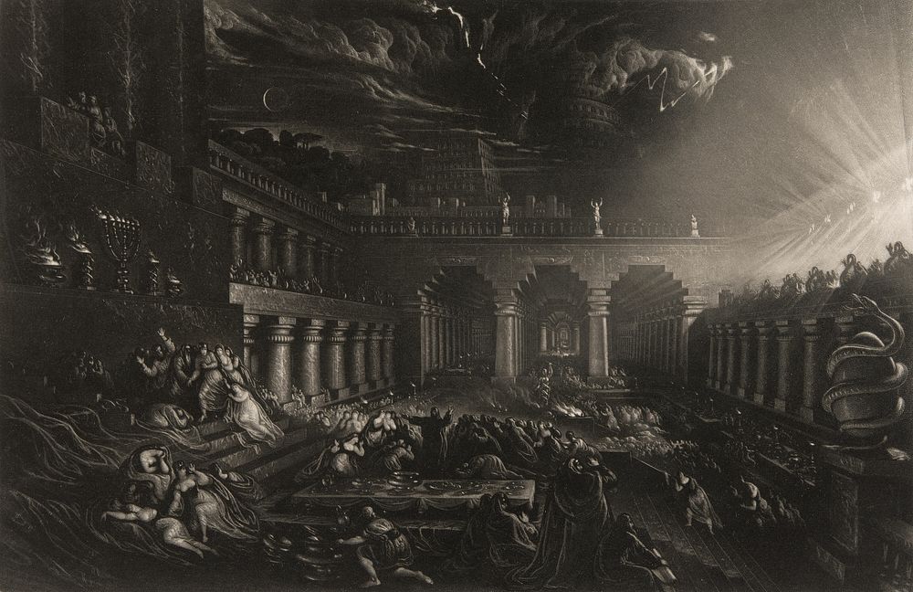 Belshazzar's Feast, from Illustrations of the Bible by John Martin