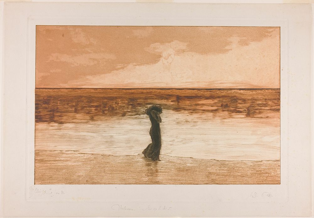 Abandoned, plate five from A Life by Max Klinger