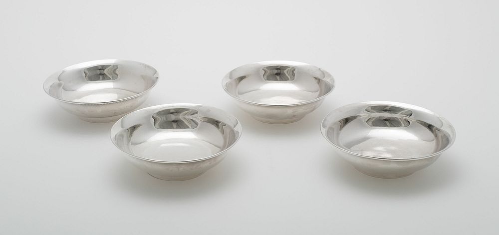 Four Matching Dishes by William I. Tenney