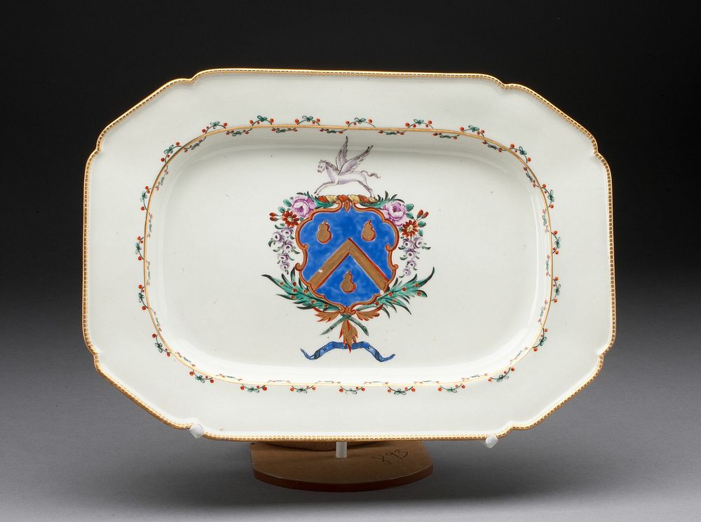 Platter by Worcester Porcelain Factory (Manufacturer)