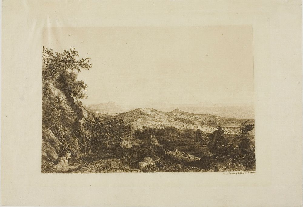 View of Ariccia by George Loring Brown