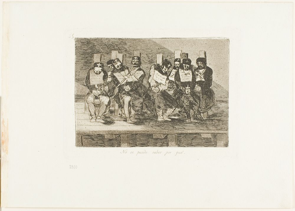 One Can't Tell Why, plate 35 from The Disasters of War by Francisco José de Goya y Lucientes