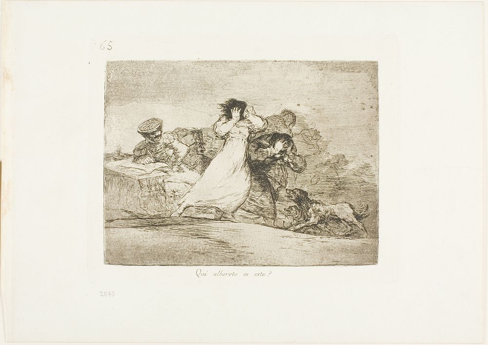 What is this Hubbub?, plate 65 from The Disasters of War by Francisco José de Goya y Lucientes
