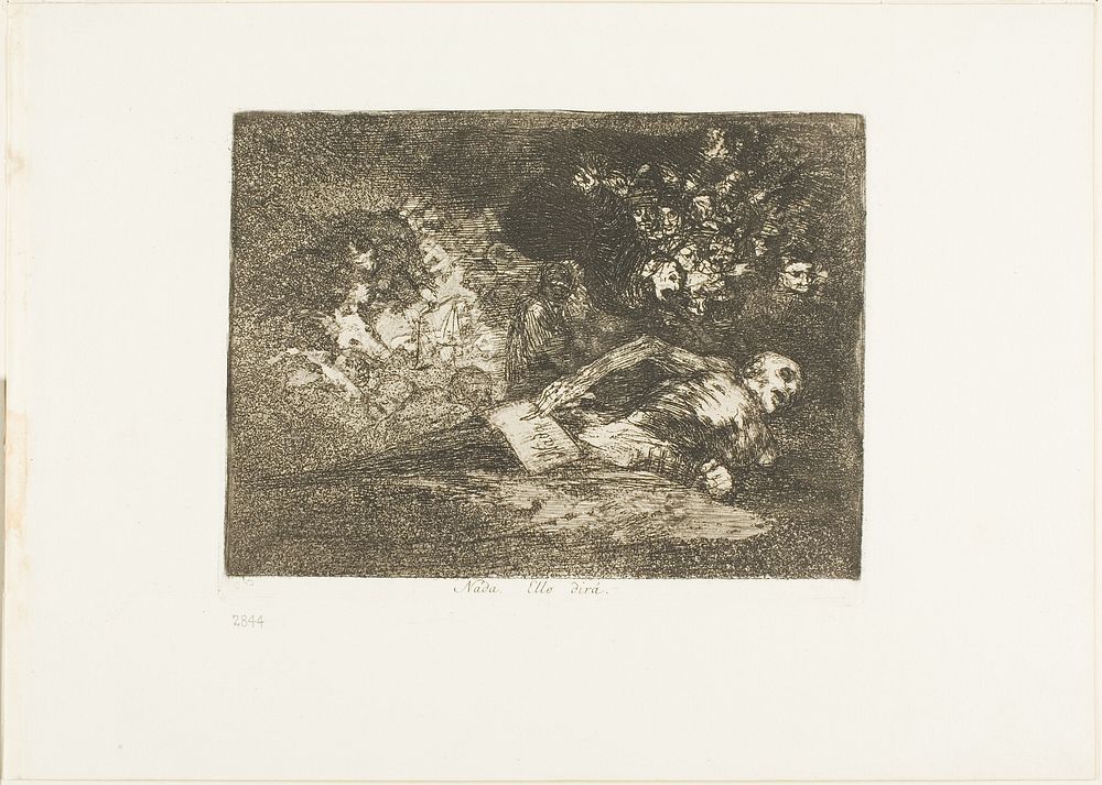 Nothing. The Event Will Tell, plate 69 from The Disasters of War by Francisco José de Goya y Lucientes