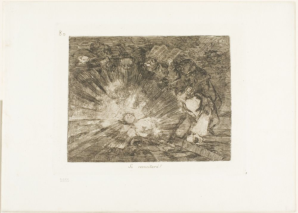Will She Rise Again?, plate 80 from The Disasters of War by Francisco José de Goya y Lucientes