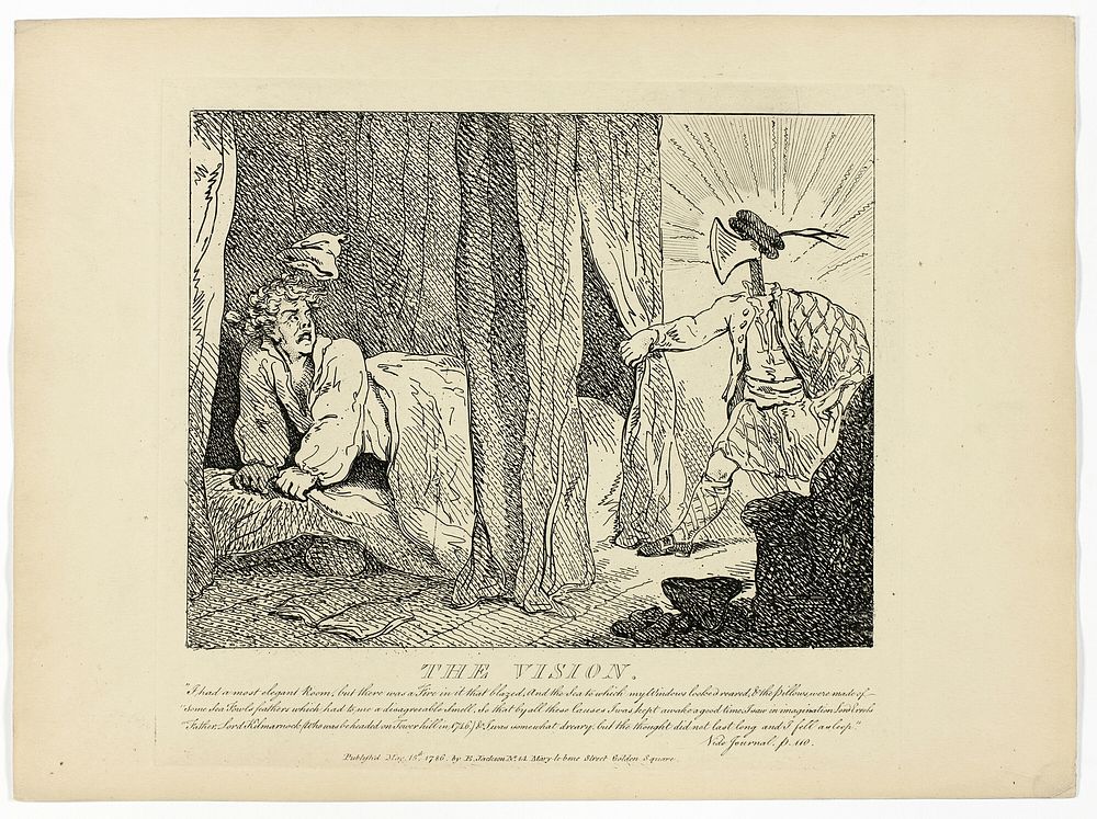 The Vision, from Boswell's Tour of the Hebrides by Thomas Rowlandson