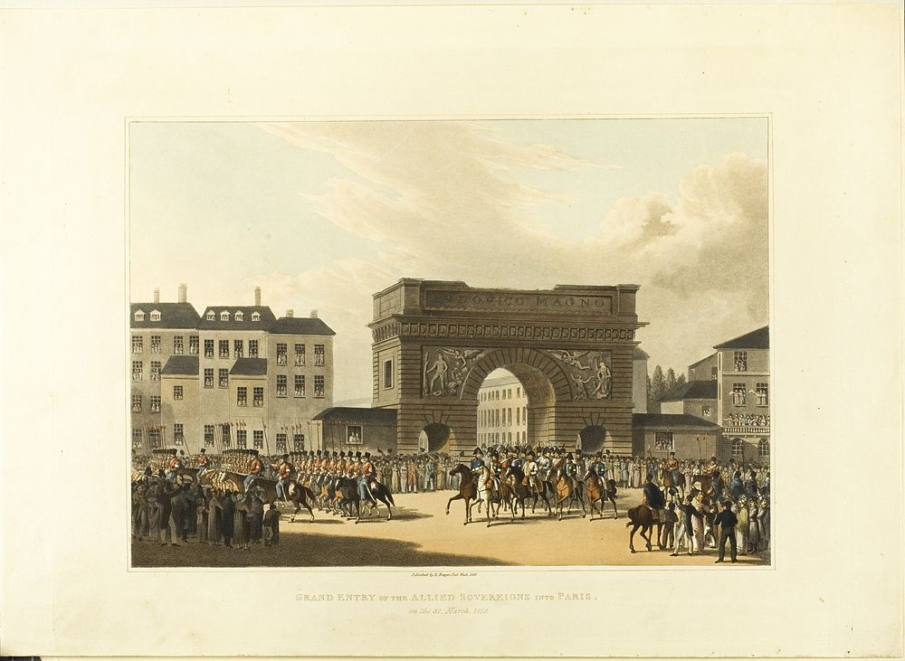 Grand Entry of the Allied Sovereigns Into Paris by Robert Bowyer (Publisher)