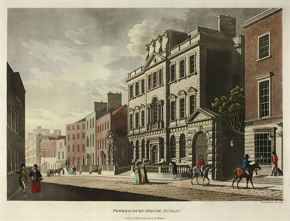 Powerscourt House, Dublin by James Malton
