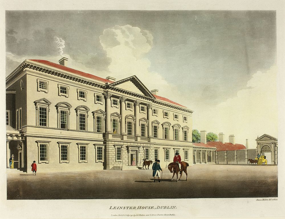 Leinster House, Dublin by James Malton